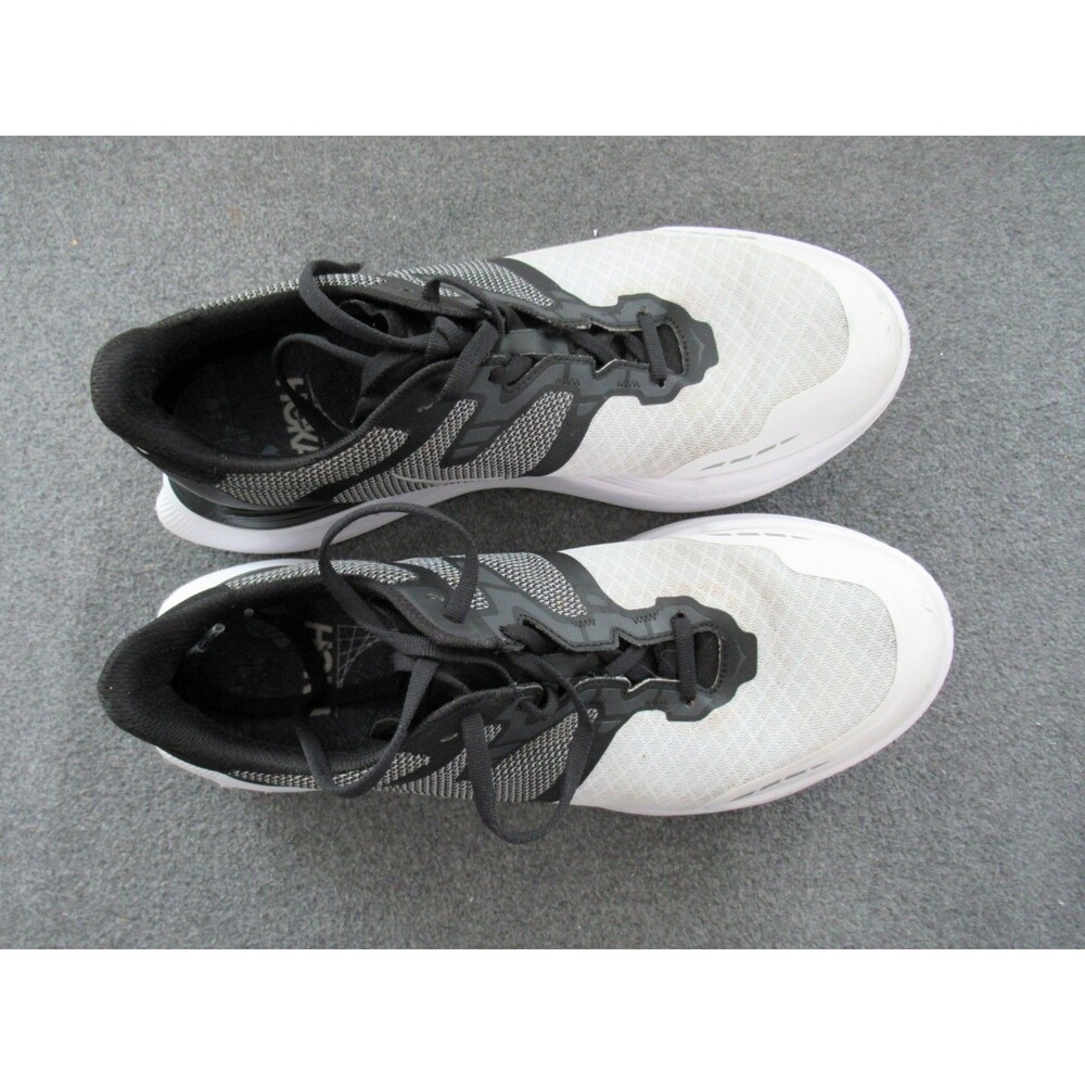Hoka One One U Transport X Shoes Mens Sz 10 Black White #1152450 Sneakers - Picture 2 of 13